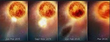 When exactly will Betelgeuse explode? betelgeuse supernova from earth