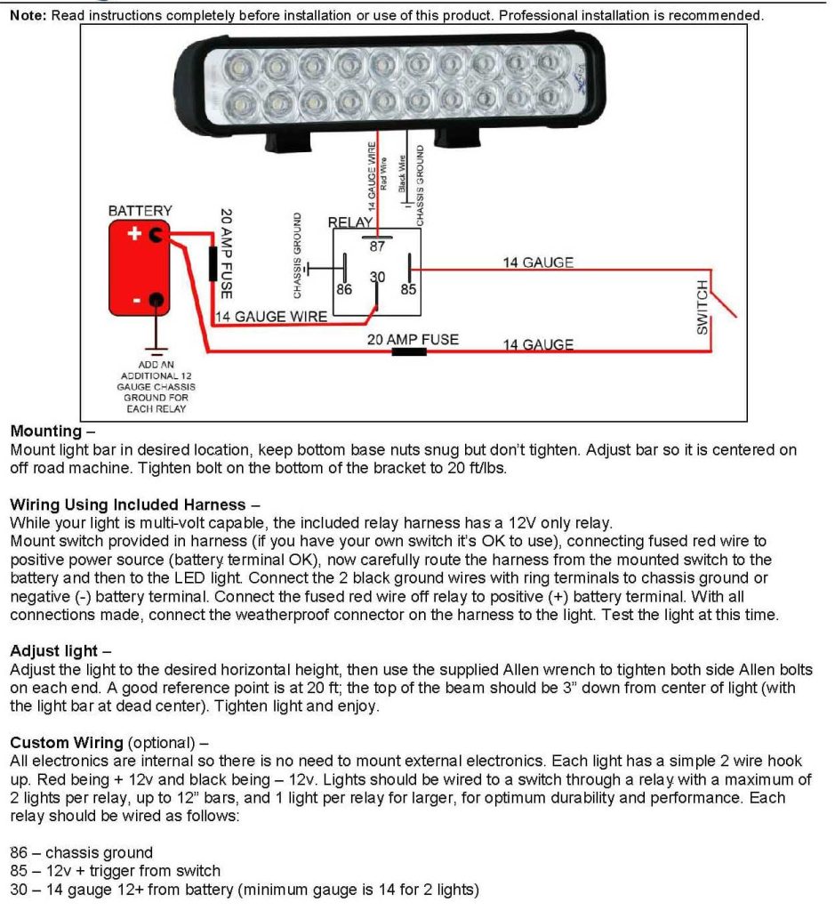 3-Wire LED Light Bar Wiring Diagram Explained: A Comprehensive Guide
