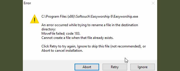 Failed-to-Create-Dump-File-Error-183-04