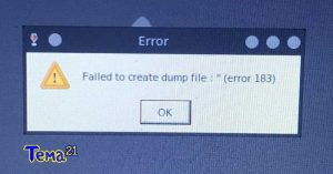 The Ultimate Guide to Conquering the "Failed to Create Dump File Error 183" Issue